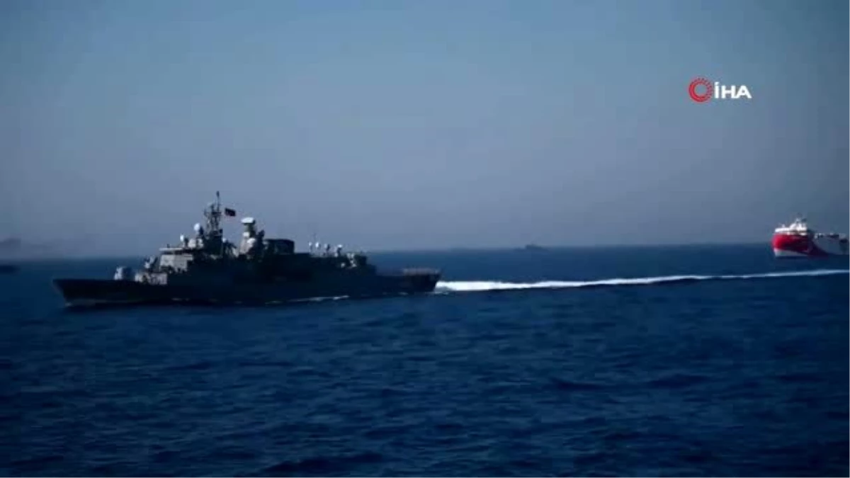 MSB: "Türk Deniz Kuvvetleri, MTA ORUÇ REİS araştırma gemimize refakat ve koruma görevine ilk günkü...