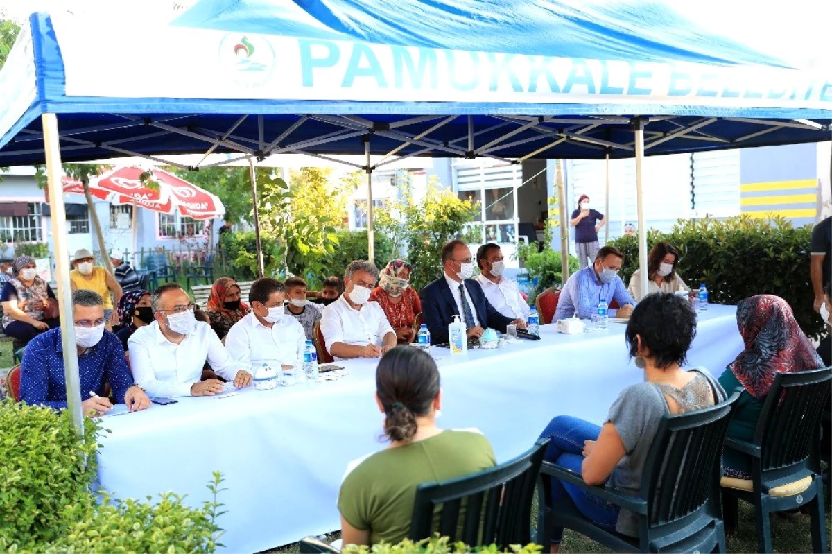 Başkan Örki\'den Pamukkale\'de 2 mahalleye müjdeli haberler