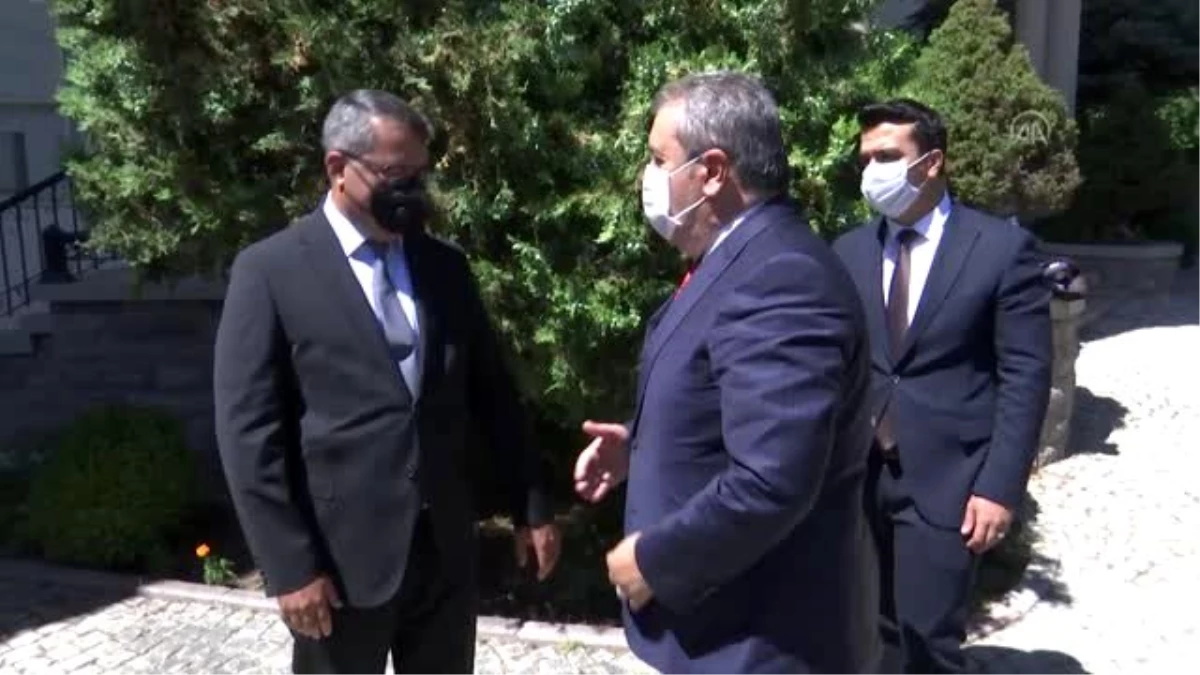 BBP Genel Başkanı Destici, Azerbaycan\'ın Ankara Büyükelçisi İbrahim\'i ziyaret etti
