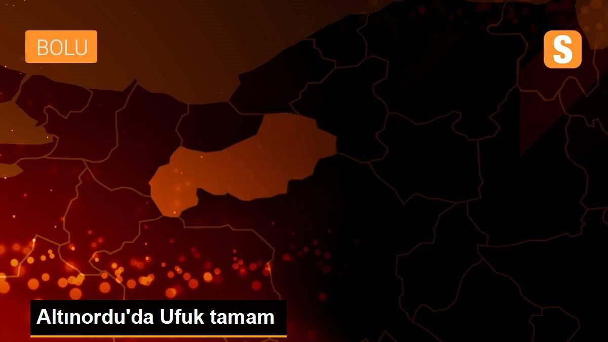 Altınordu\'da Ufuk tamam