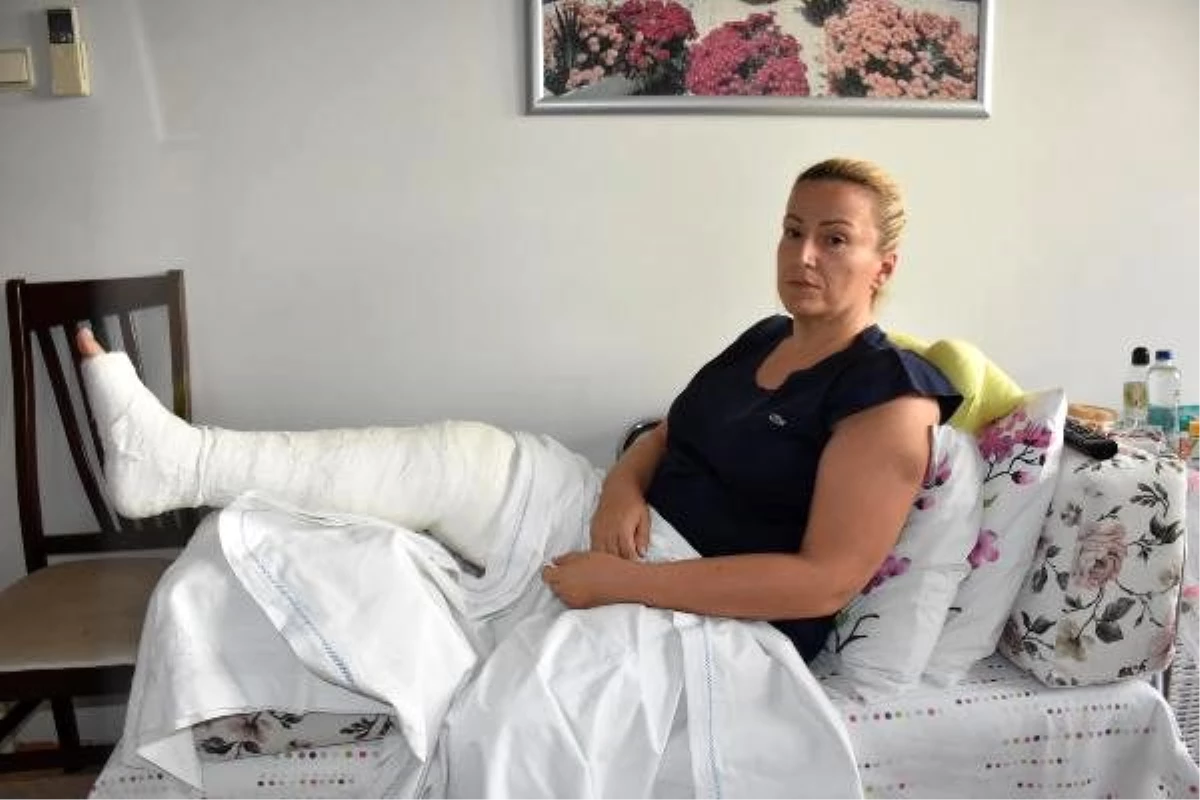 Bacağı mazgala sıkışan kadın: Hiçbir yetkili aramadı