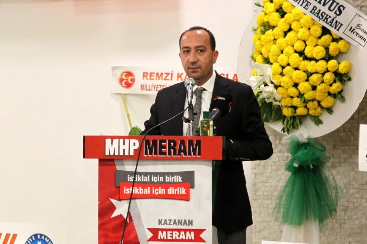 MHP Meram ilçe kongresi yapıldı