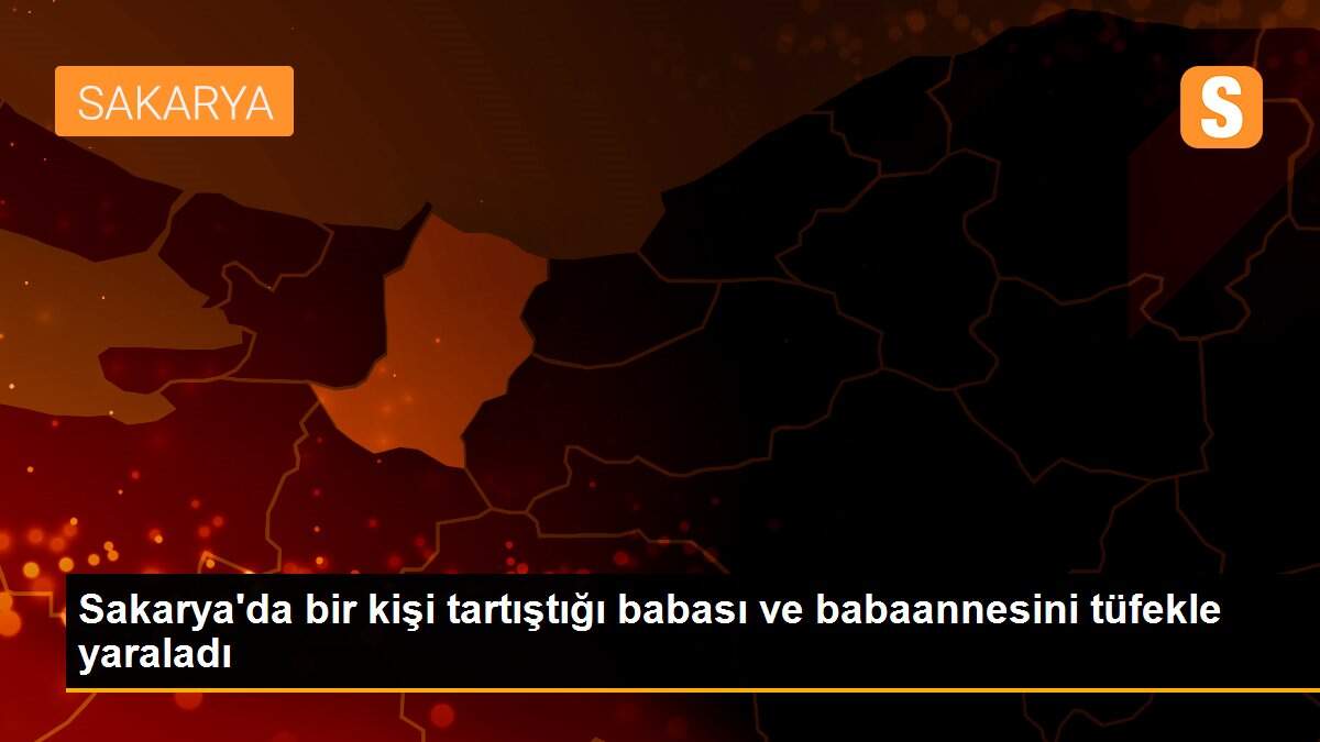 Sakarya\'da bir kişi tartıştığı babası ve babaannesini tüfekle yaraladı