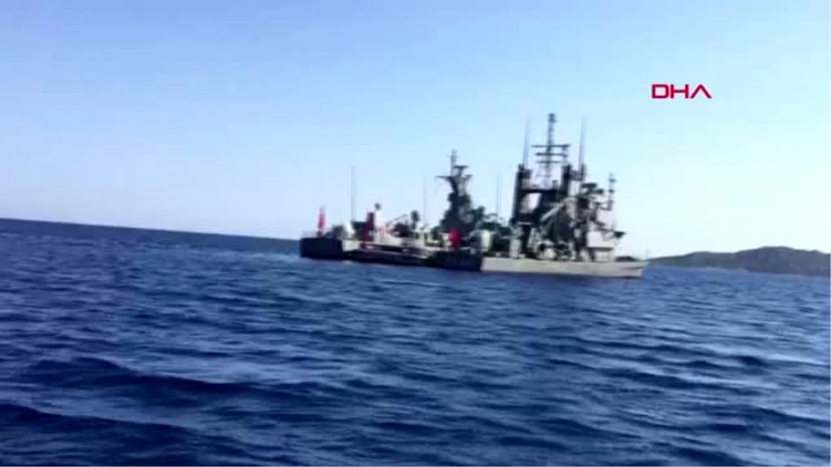 ANTALYA Türk gemileri Demre\'den ayrıldı, Yunan fırkateyni Meis\'e döndü