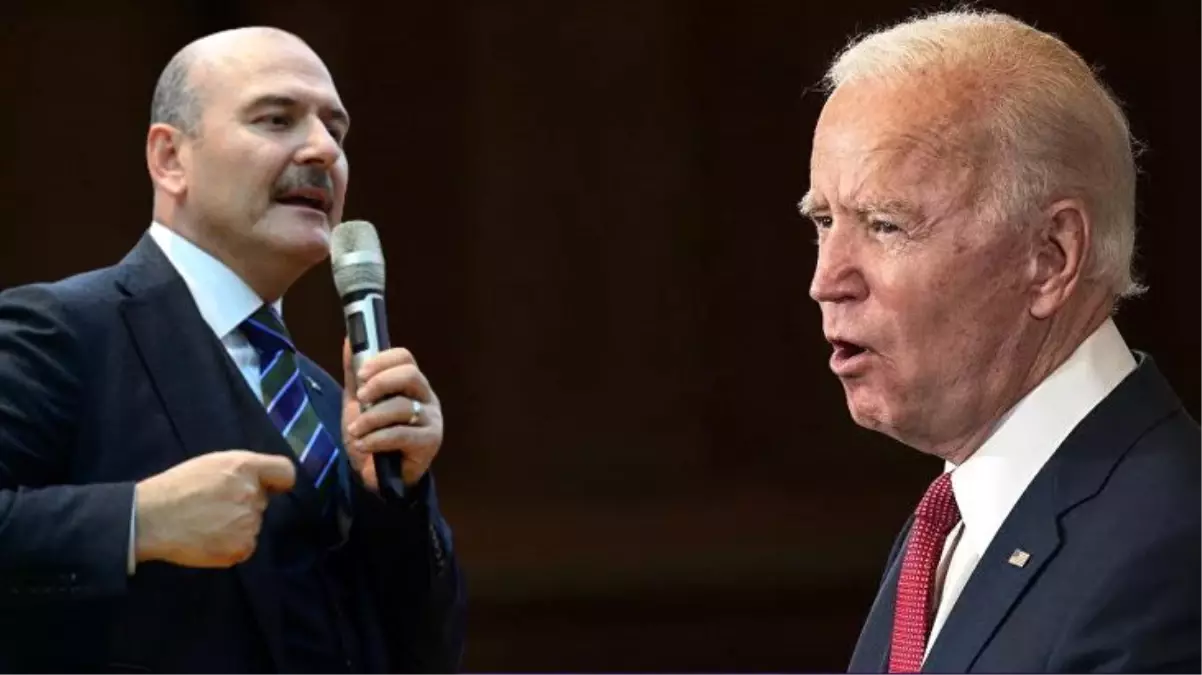 Bakan Soylu, "Erdoğan\'ı darbeyle değil seçimle devireceğim" diyen Biden\'a meydan okudu