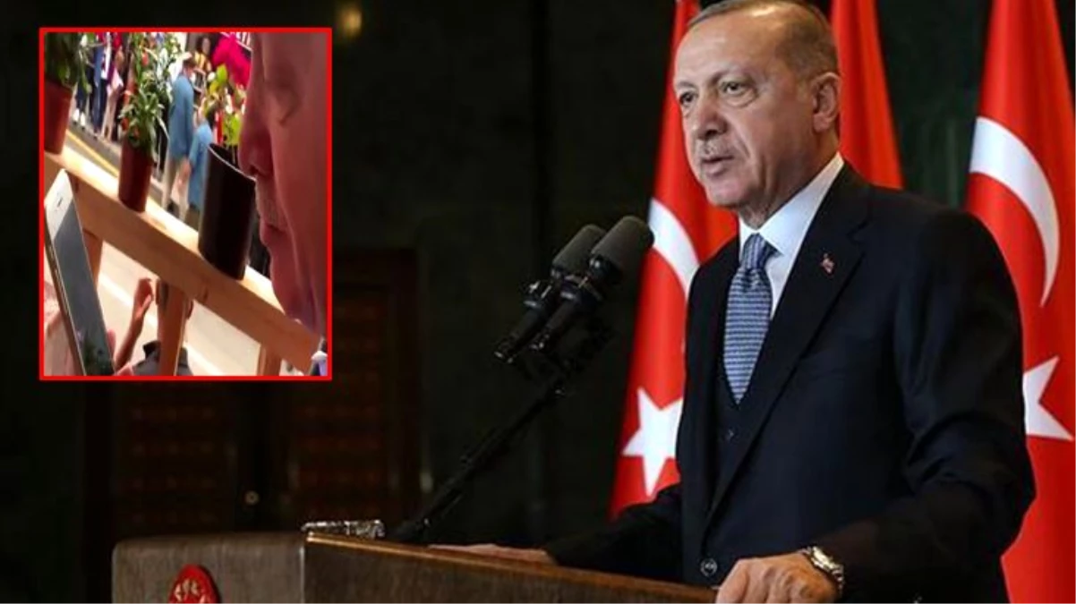 Cumhurbaşkanı Erdoğan, down sendromlu gençle görüntülü sohbet etti