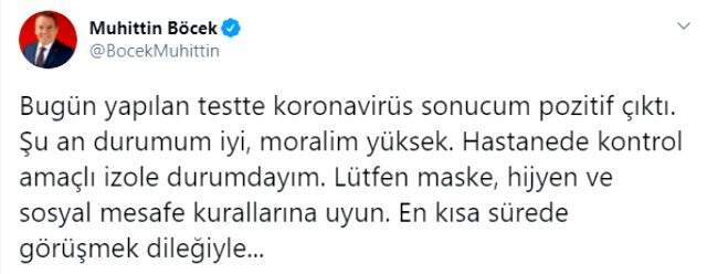 Antalya Büyükşehir Belediye Başkanı koronavirüse yakalandı