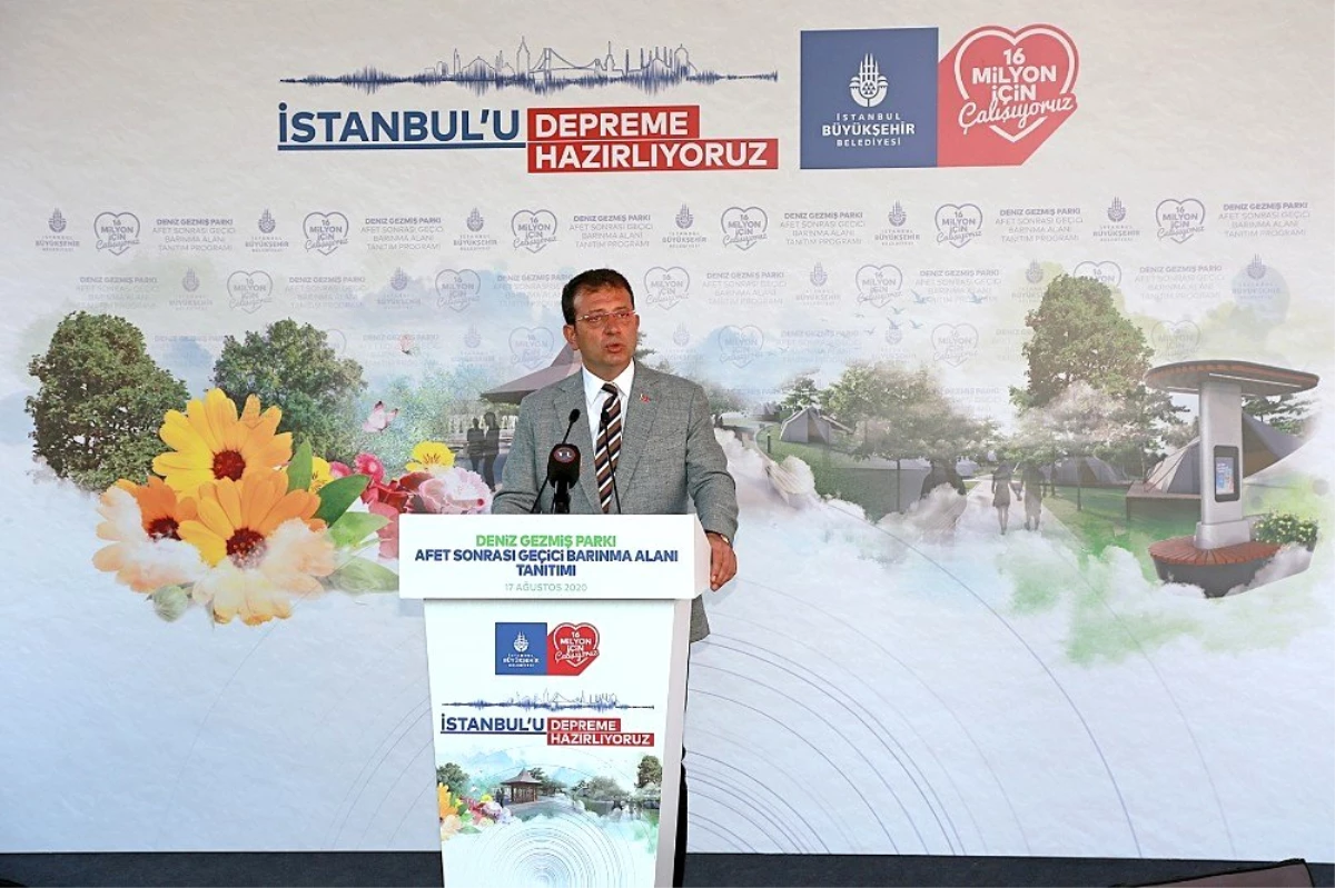 Ataşehir\'de deprem parkı törenle açıldı