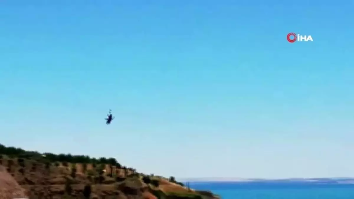 Atatürk Barajı\'nda zipline heyecanı