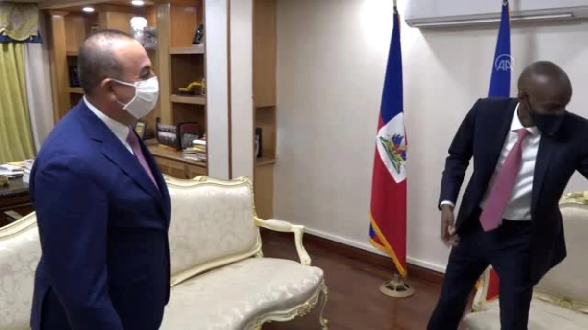 Çavuşoğlu, Haiti Devlet Başkanı Jovenel Moise ile görüştü - PORT-AU-PRİNCE
