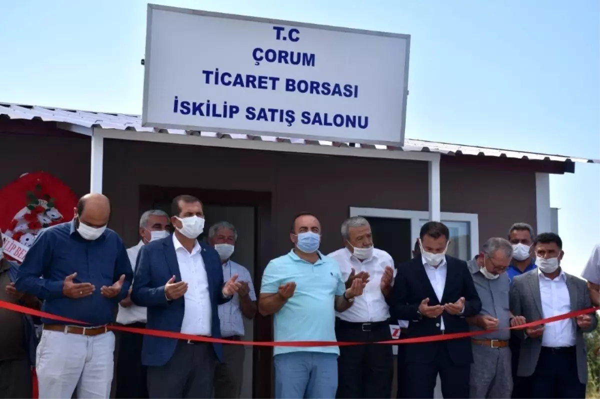 Çorum ticaret borsası İskilip\'te satış salonu açtı