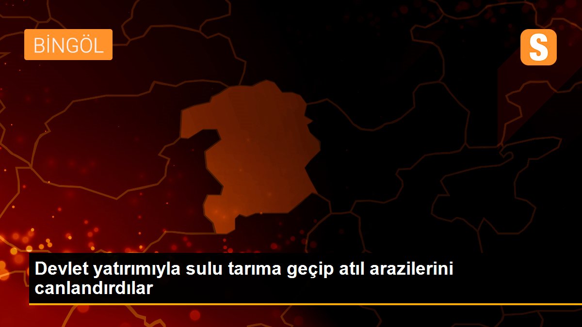 Son dakika haberi: Devlet yatırımıyla sulu tarıma geçip atıl arazilerini canlandırdılar