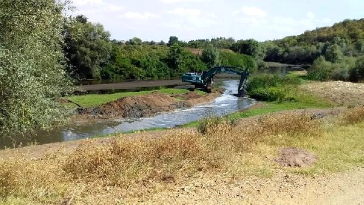 Tunca Nehri\'nde artan su seviyesi, üreticiyi sevindirdi