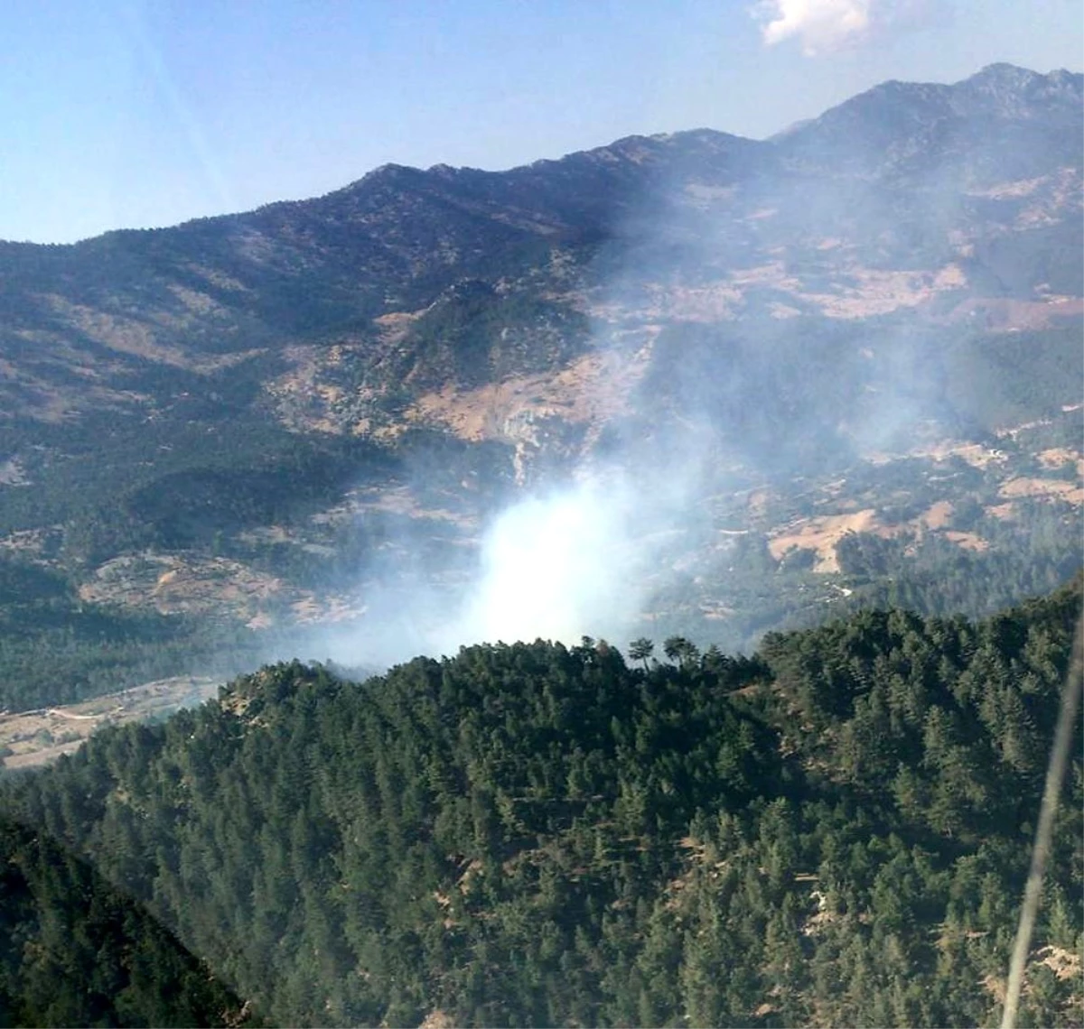 Son dakika haberleri! Kahramanmaraş\'ta orman yangınında 4 hektar alan zarar gördü