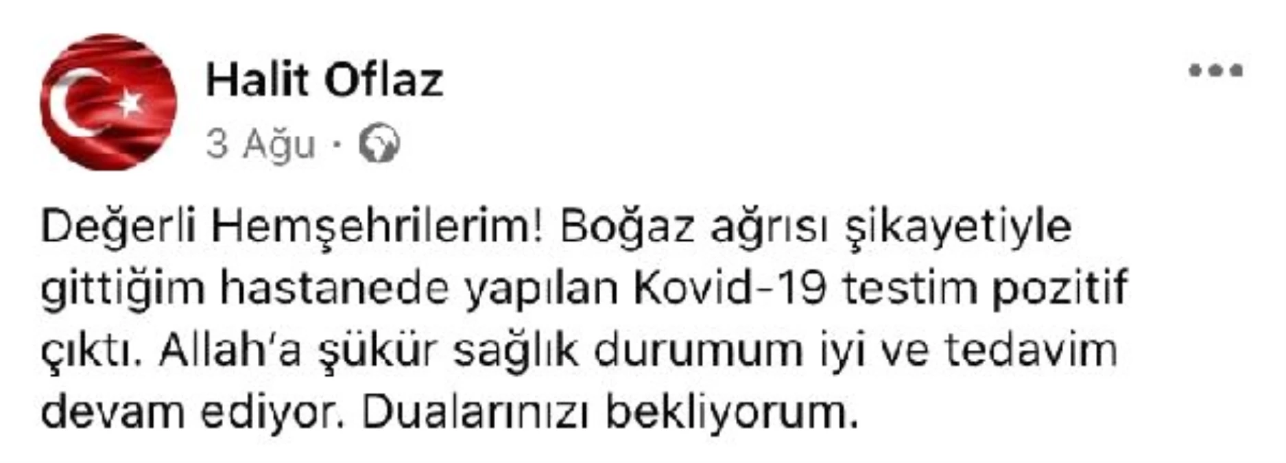 Son dakika haberi | Koronavirüs tedavisi gören Çumra Belediye Başkanı Oflaz hayatını kaybetti