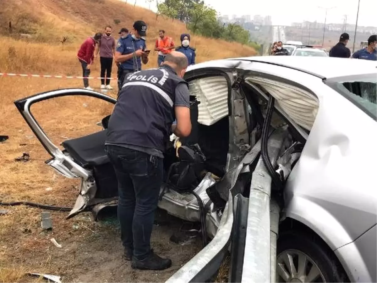 Son dakika haberi... Bariyere çarpan otomobildeki mühendis Gaye öldü, 2 meslektaşı yaralı