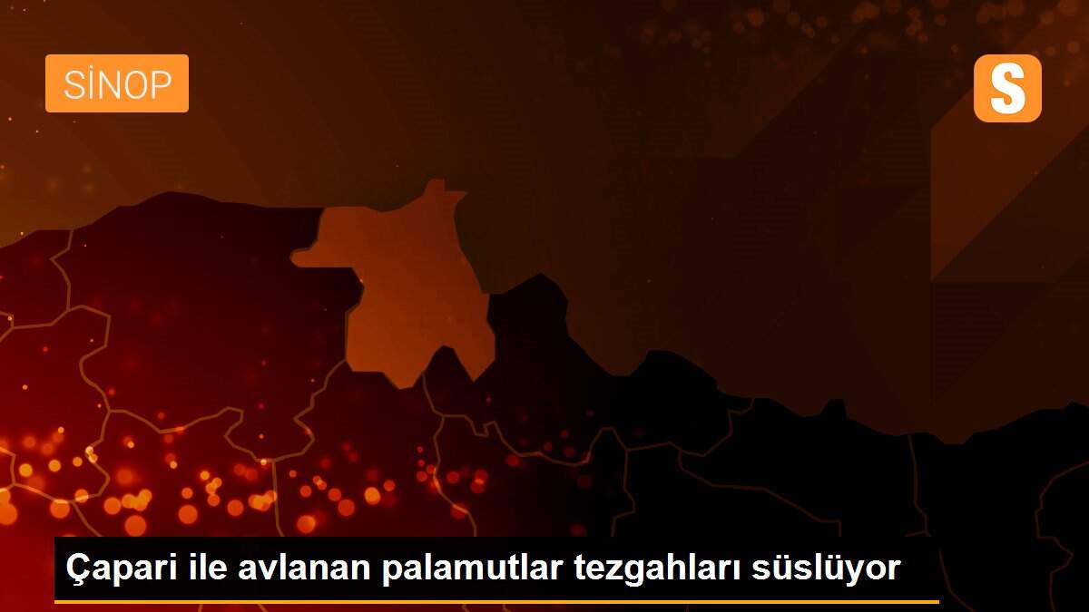 Çapari ile avlanan palamutlar tezgahları süslüyor