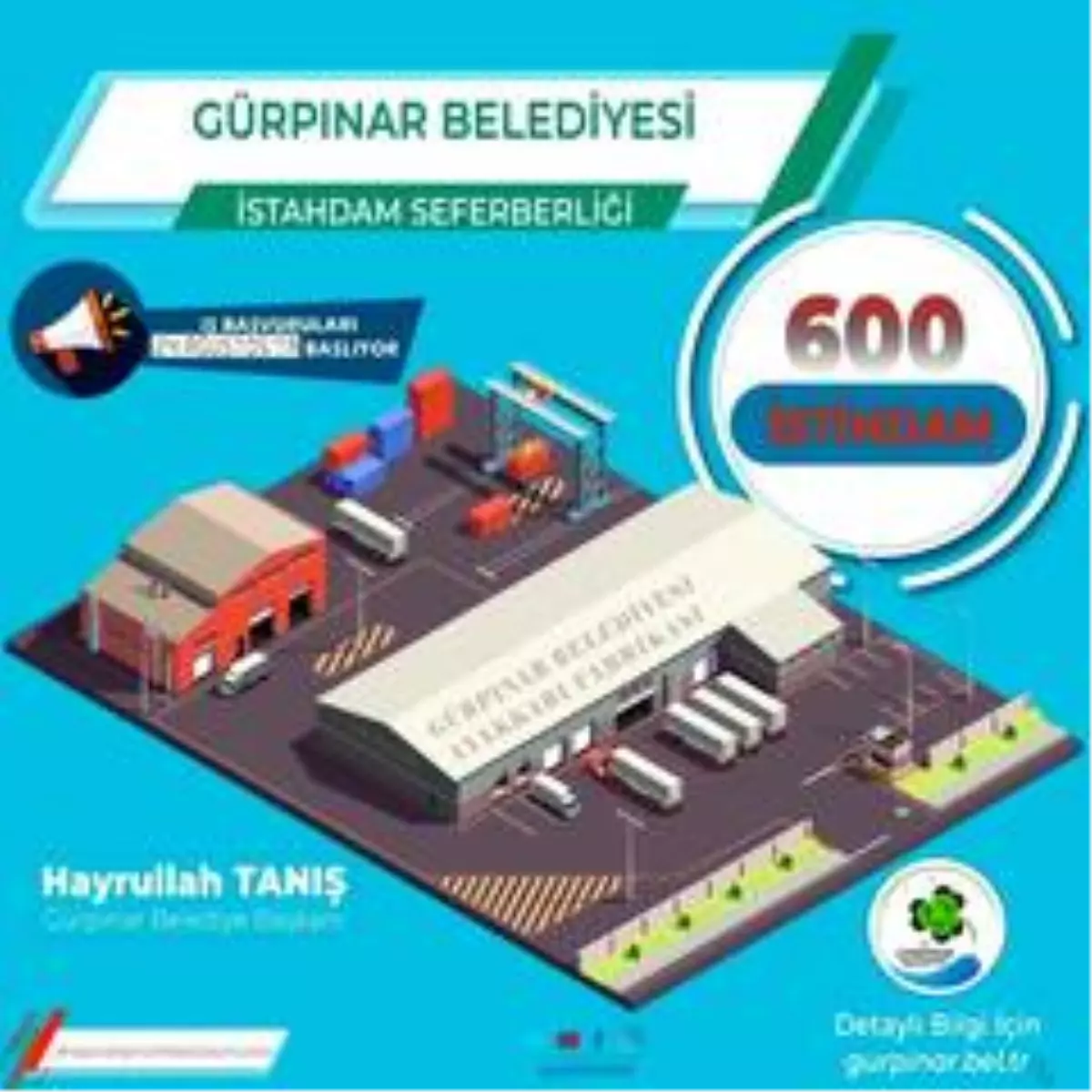 Gürpınar Belediyesinden 600 kişilik istihdam