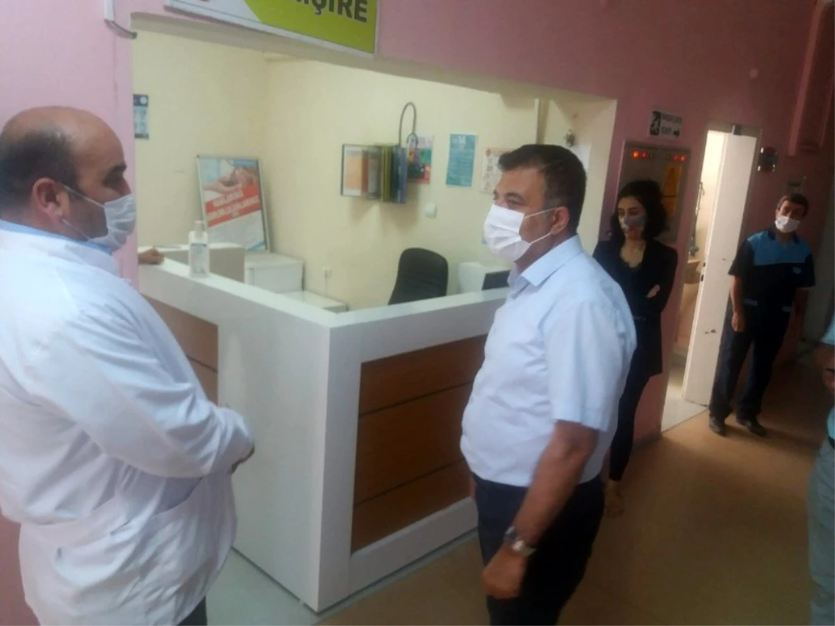 Sağlık müdürü Sünnetçioğlu, Bahçesaray devlet hastanesine ziyaret etti