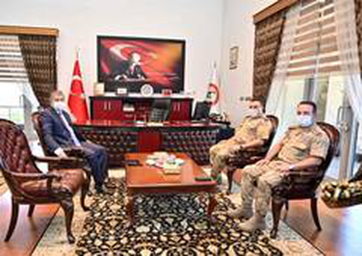 Son dakika haberi! Tuğgeneral İbrahim Koyuer\'den Vali Yılmaz\'a ziyaret