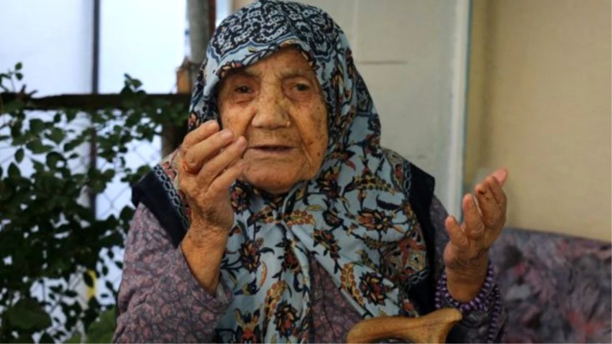 112 yaşındaki Güllü nineden Erdoğan sevgisi
