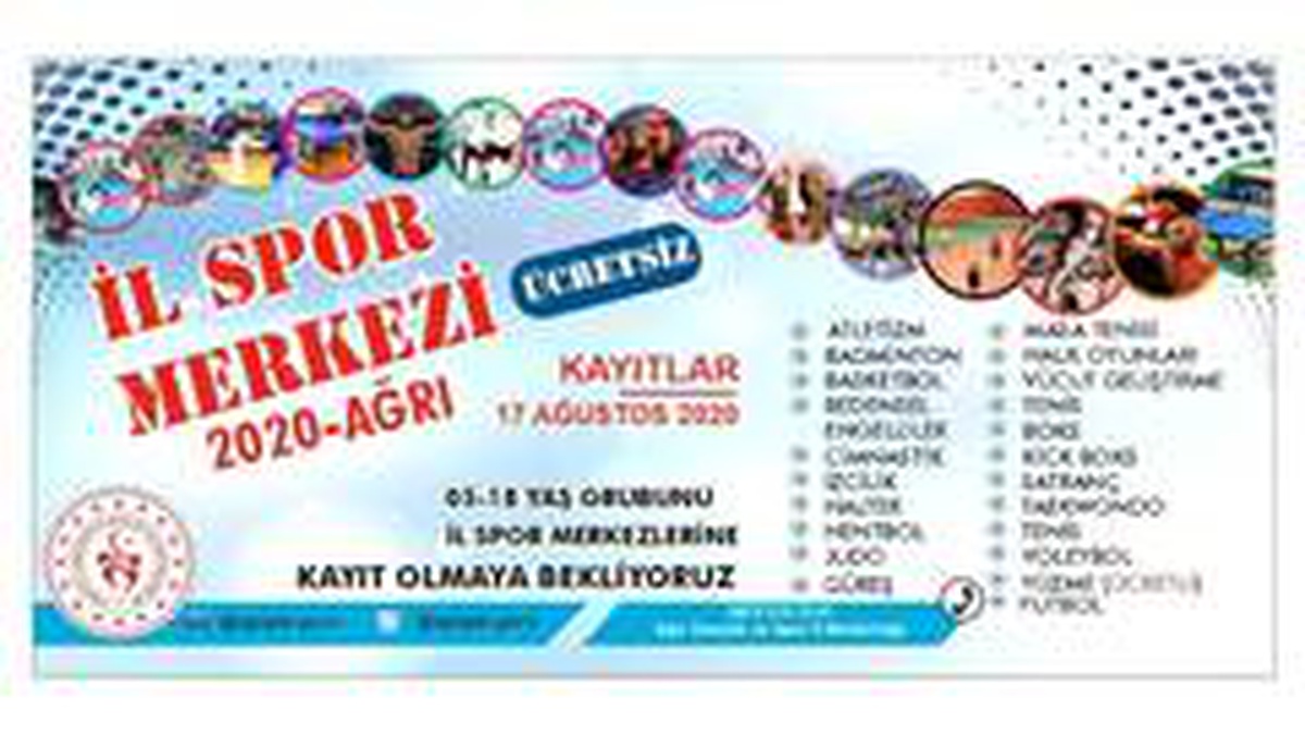 Ağrı\'da ücretsiz Yaz Spor Okulları kayıtları başladı