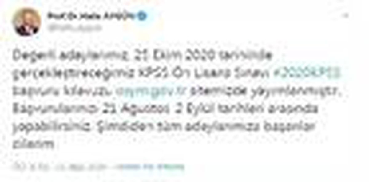 KPSS Ön Lisans Sınavı başvuruları 21 Ağustos-2 Eylül arasında
