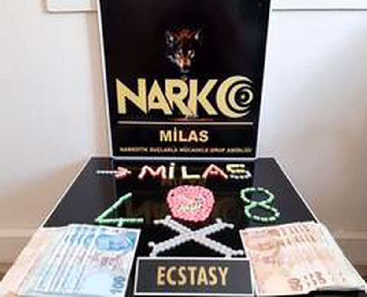 Milas\'ta 293 adet ecstasy hap ele geçirildi