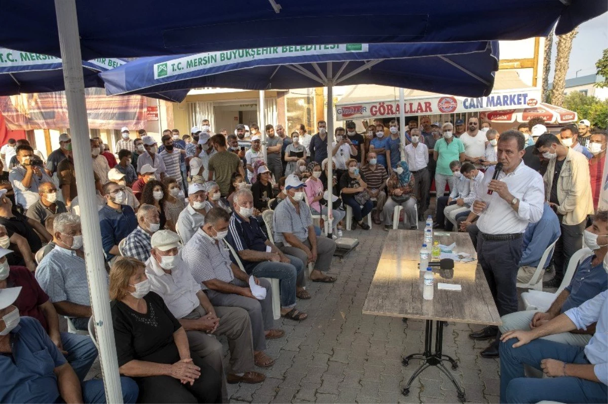 Seçer, Tarsus\'da vatandaşlarla buluştu