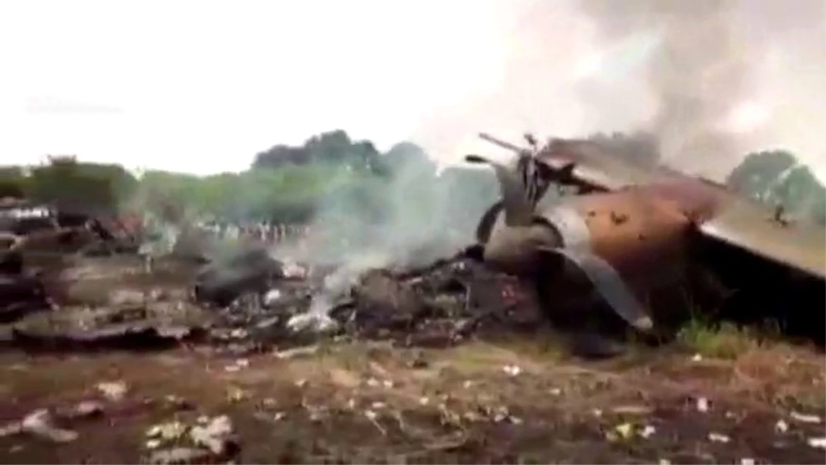 Son Dakika | Güney Sudan\'da kargo uçağı düştü: 4 ölü