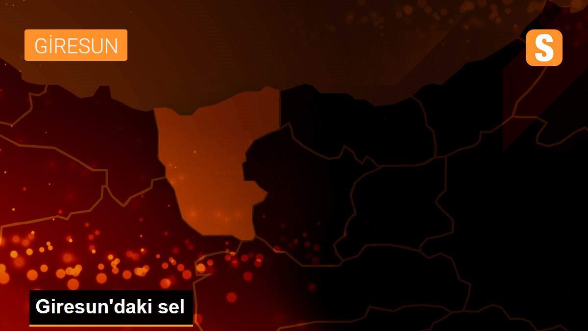 Son dakika haber... Giresun\'daki sel
