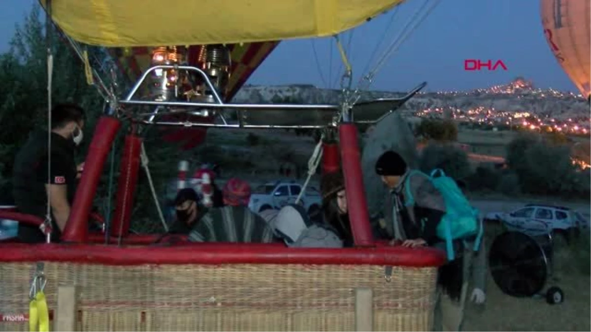 NEVŞEHİR Sıcak hava balonları 159 gün sonra Kapadokya semalarında
