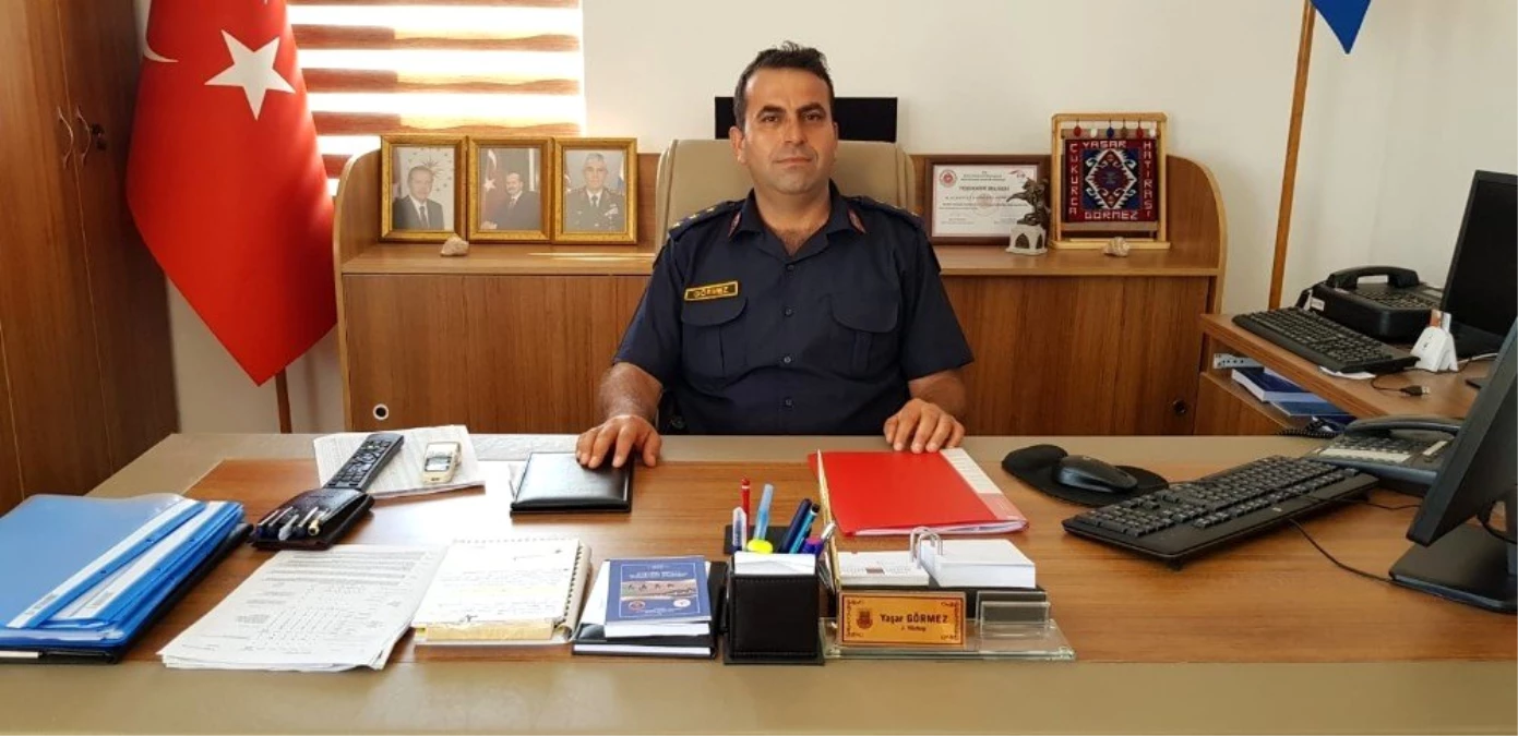 Son dakika haber | İlçe Jandarma Komutanı Görmez göreve başladı