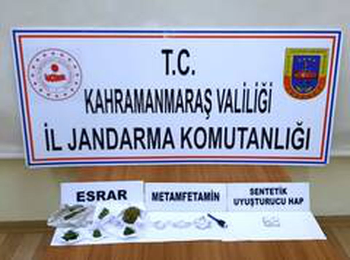Son dakika haberleri | Kahramanmaraş\'ta uyuşturucu operasyonu; 3 gözaltı