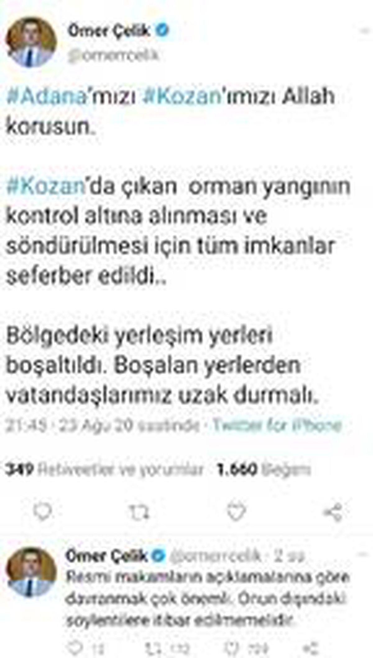 Son Dakika | Kozan\'da ormanlık alanda yine yangın çıktı (7)