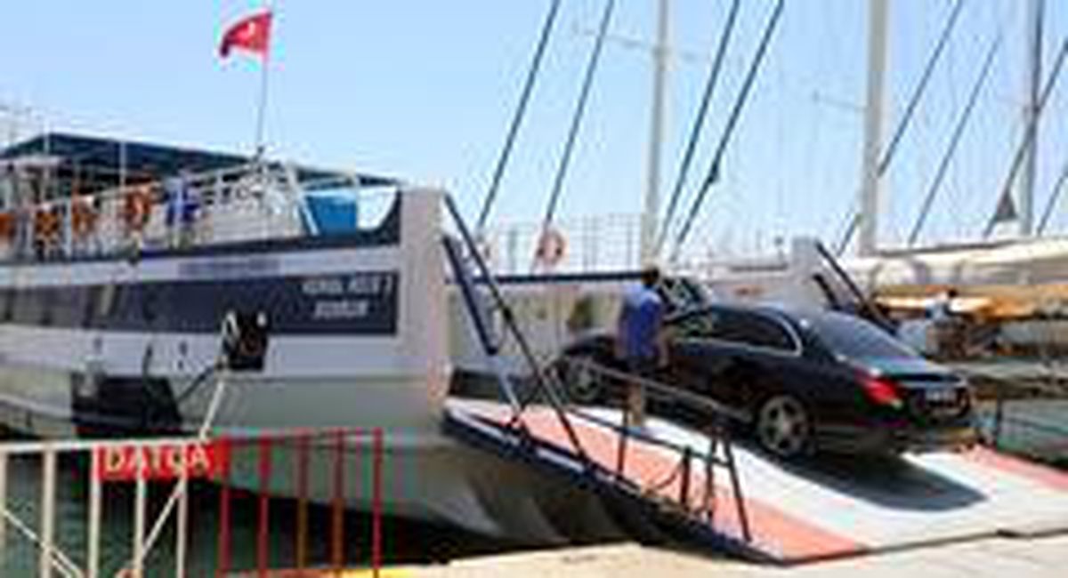 Bodrum-Datça feribot seferlerine yoğun ilgi
