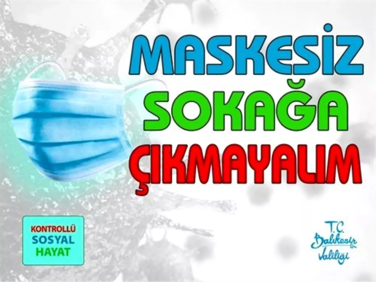 Balıkesir\'de maske takmayan 46 kişiye ceza uygulandı