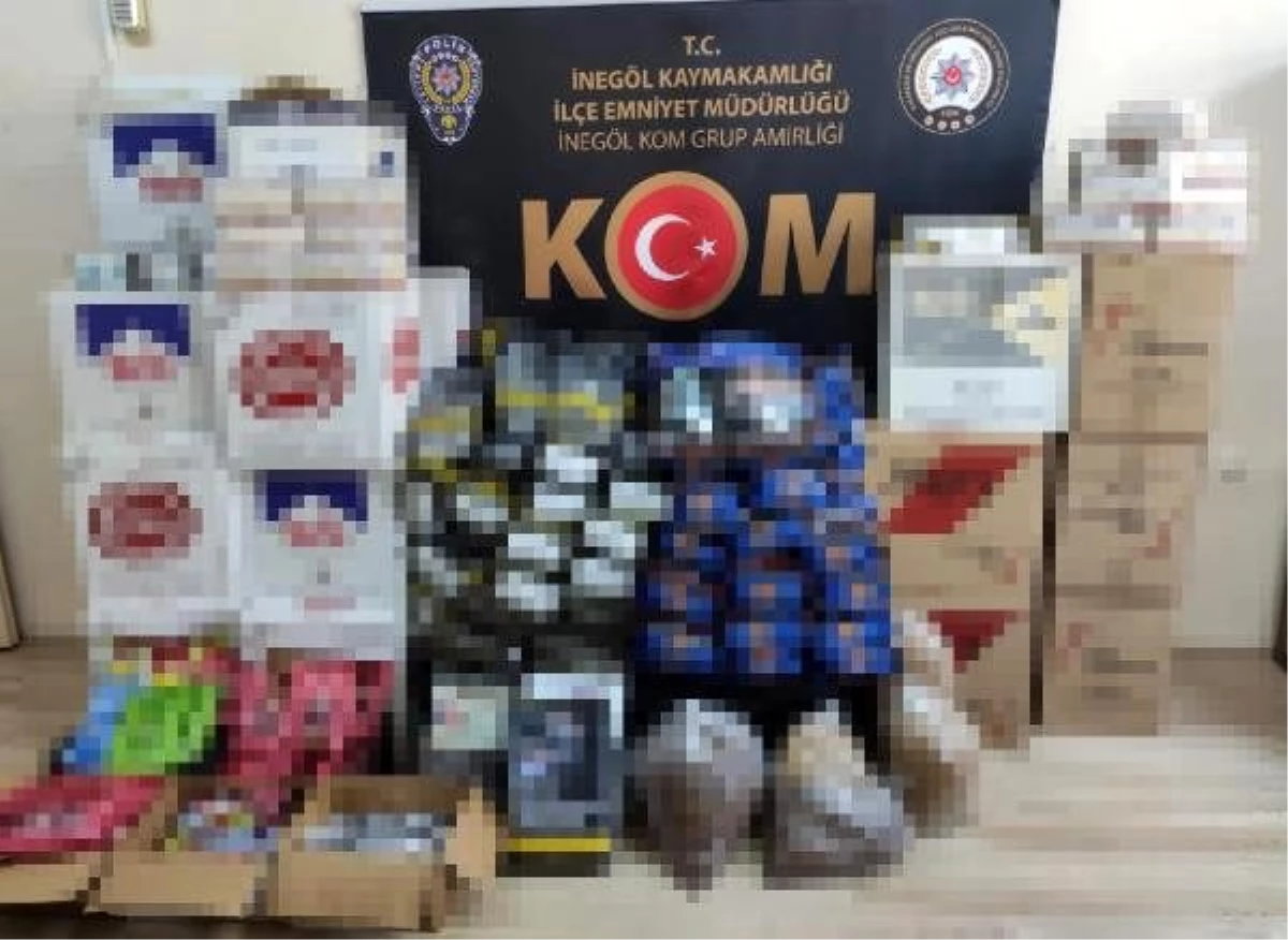 Son dakika haber | Bursa\'da 166 kilogram kaçak tütün ele geçirildi