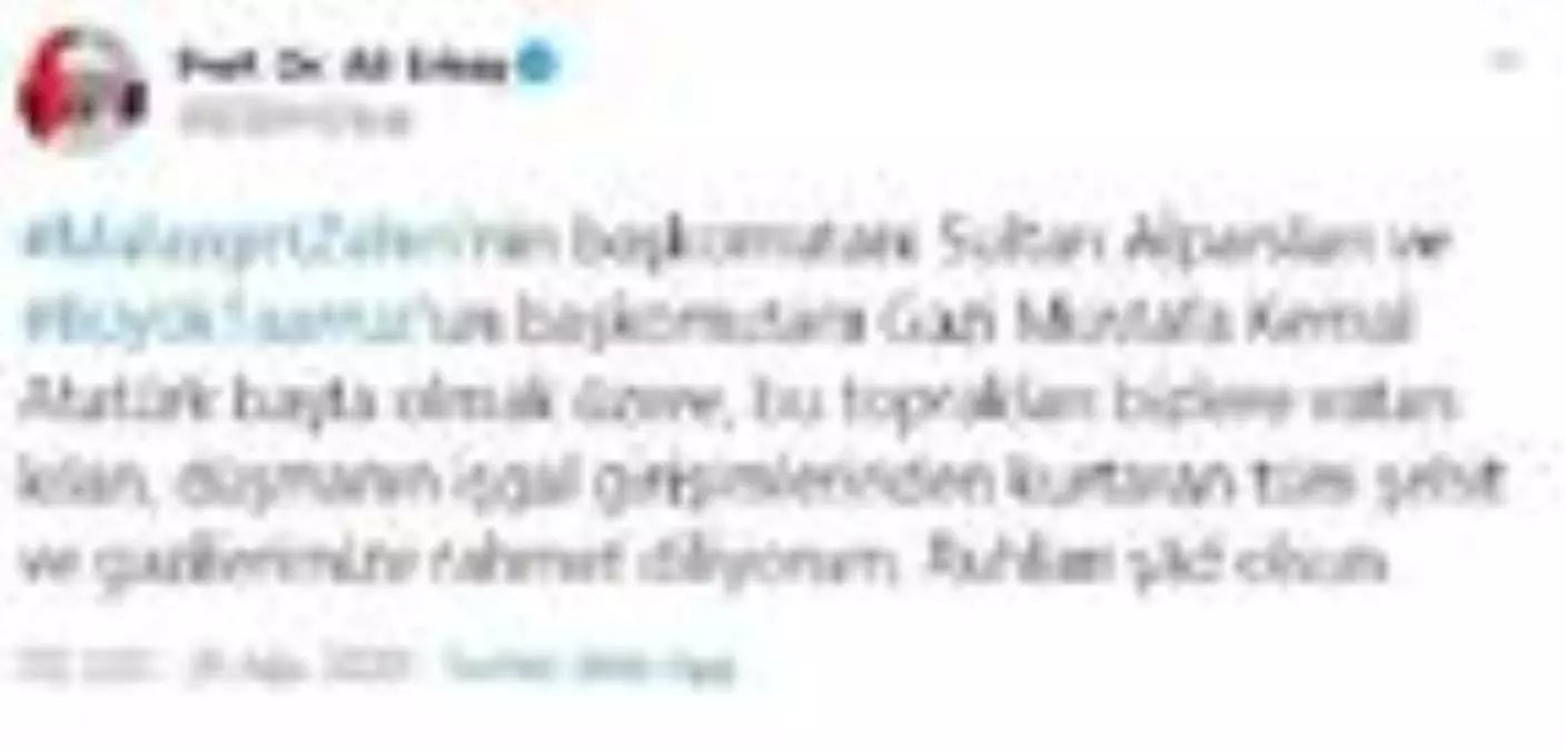 Diyanet İşleri Başkanı Erbaş: Sultan Alparslan ve Atatürk\'e rahmet diliyorum