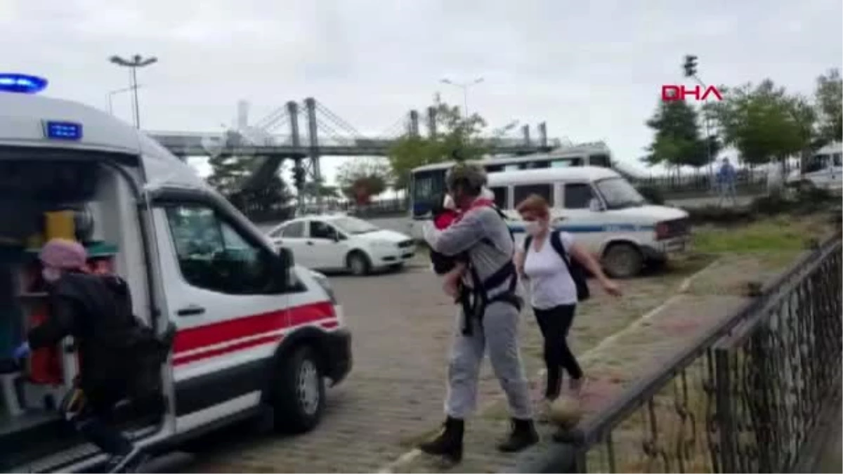 GİRESUN Hasta bebek, helikopterle hastaneye ulaştırıldı
