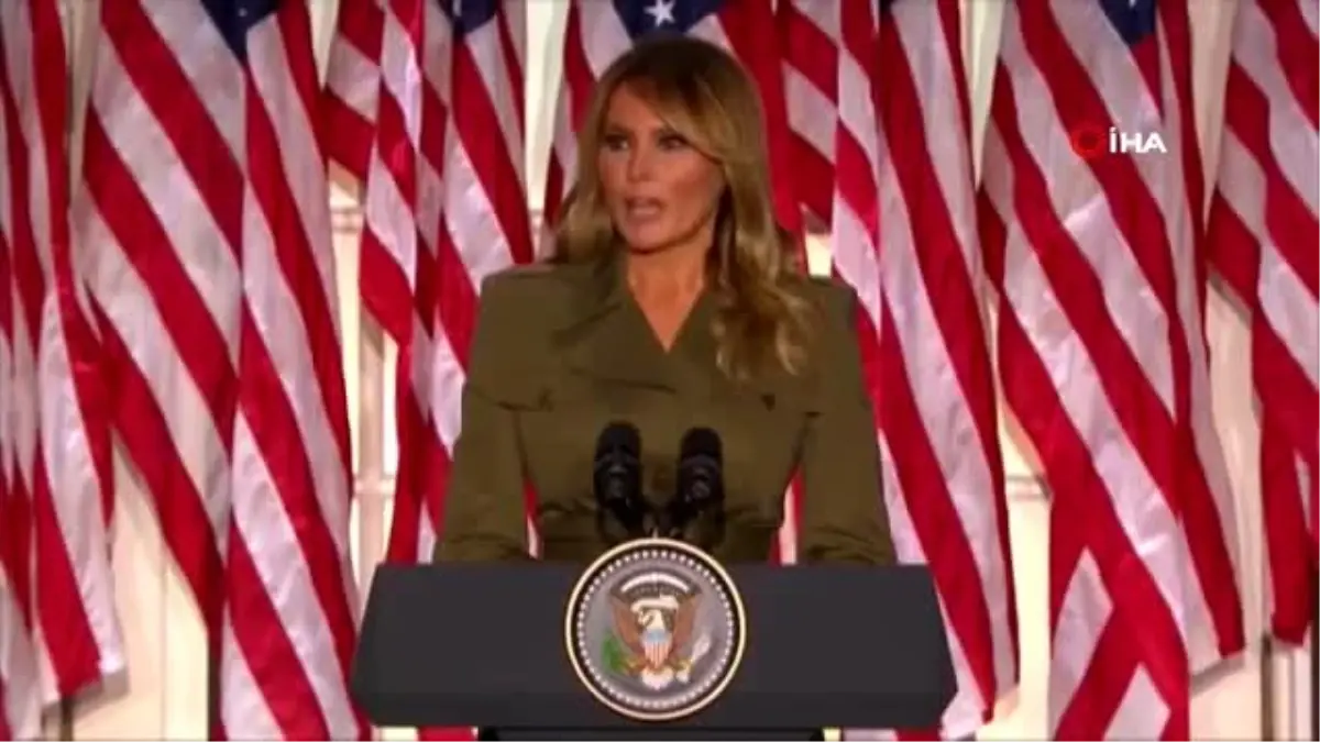 Melania Trump : "Korona virüs görünmez düşman"Firts Lady\'den protestoculara: "Şiddeti durdurun"