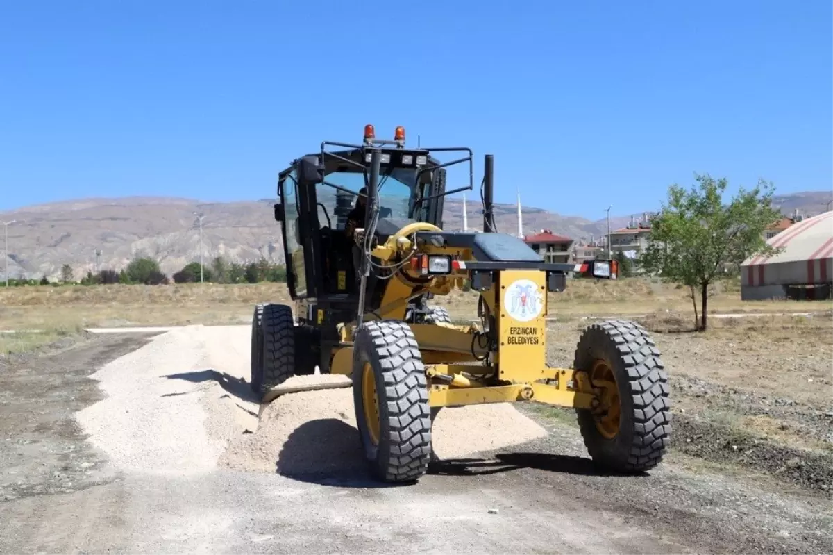 Mimar Sinan Mahallesinde yol çalışması