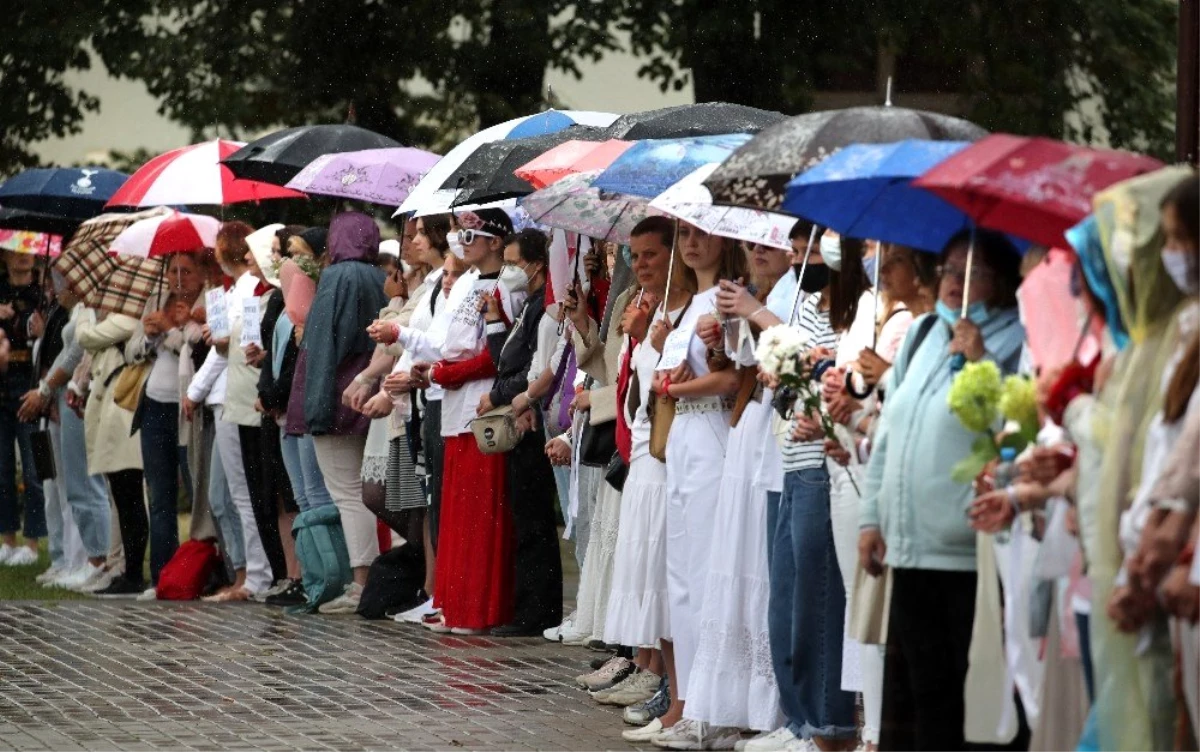 Belarus halkı seçimlere yönelik protestolara devam ediyor
