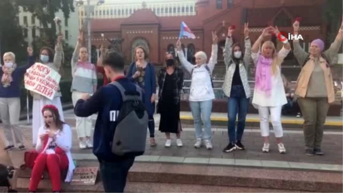 Belarus halkı seçimlere yönelik protestolara devam ediyor