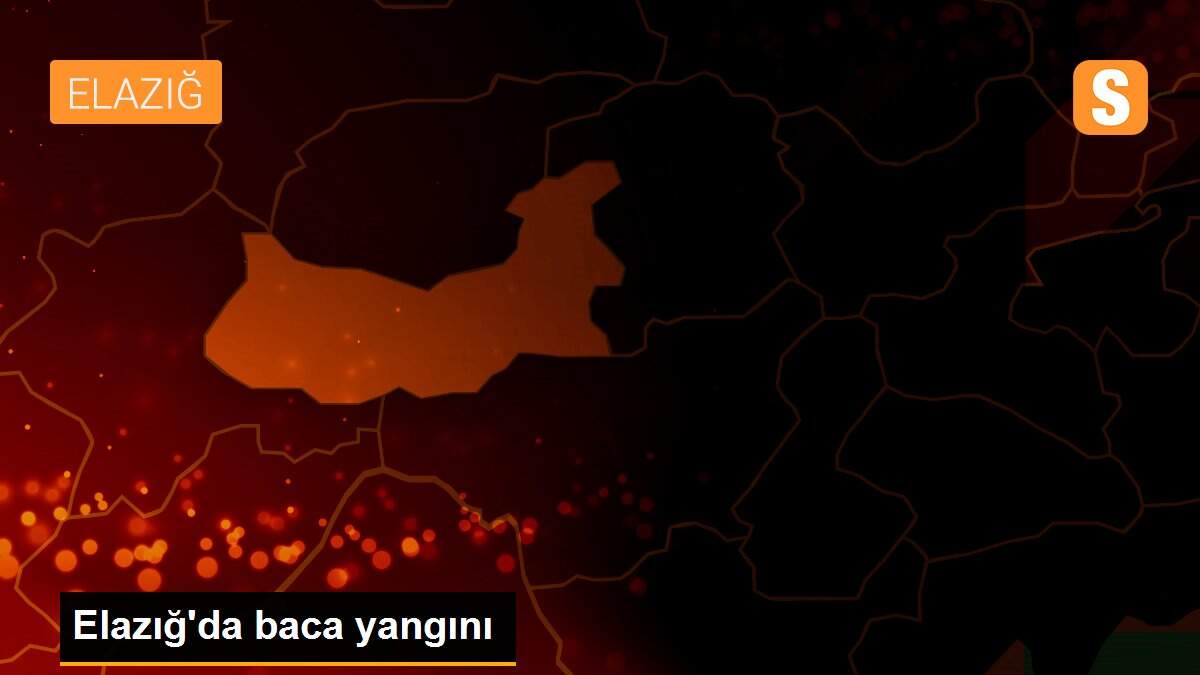 Son dakika haberleri! Elazığ\'da baca yangını