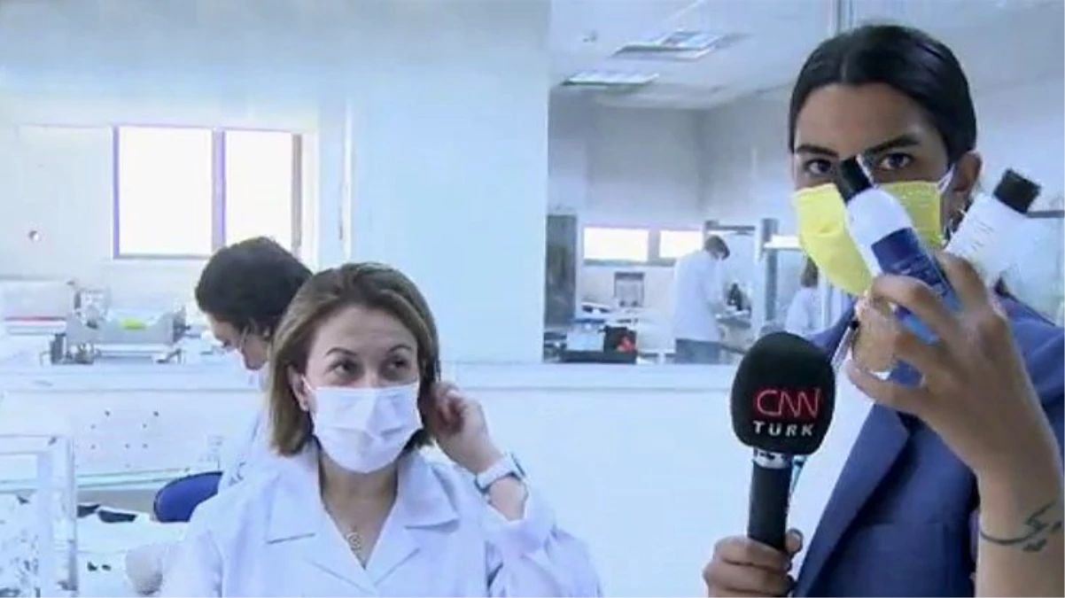 Piyasada satılan dezenfektanları araştıran CNN Türk muhabiri Fulya Öztürk, en iyi çıkan dezenfektanın reklamını yaptı