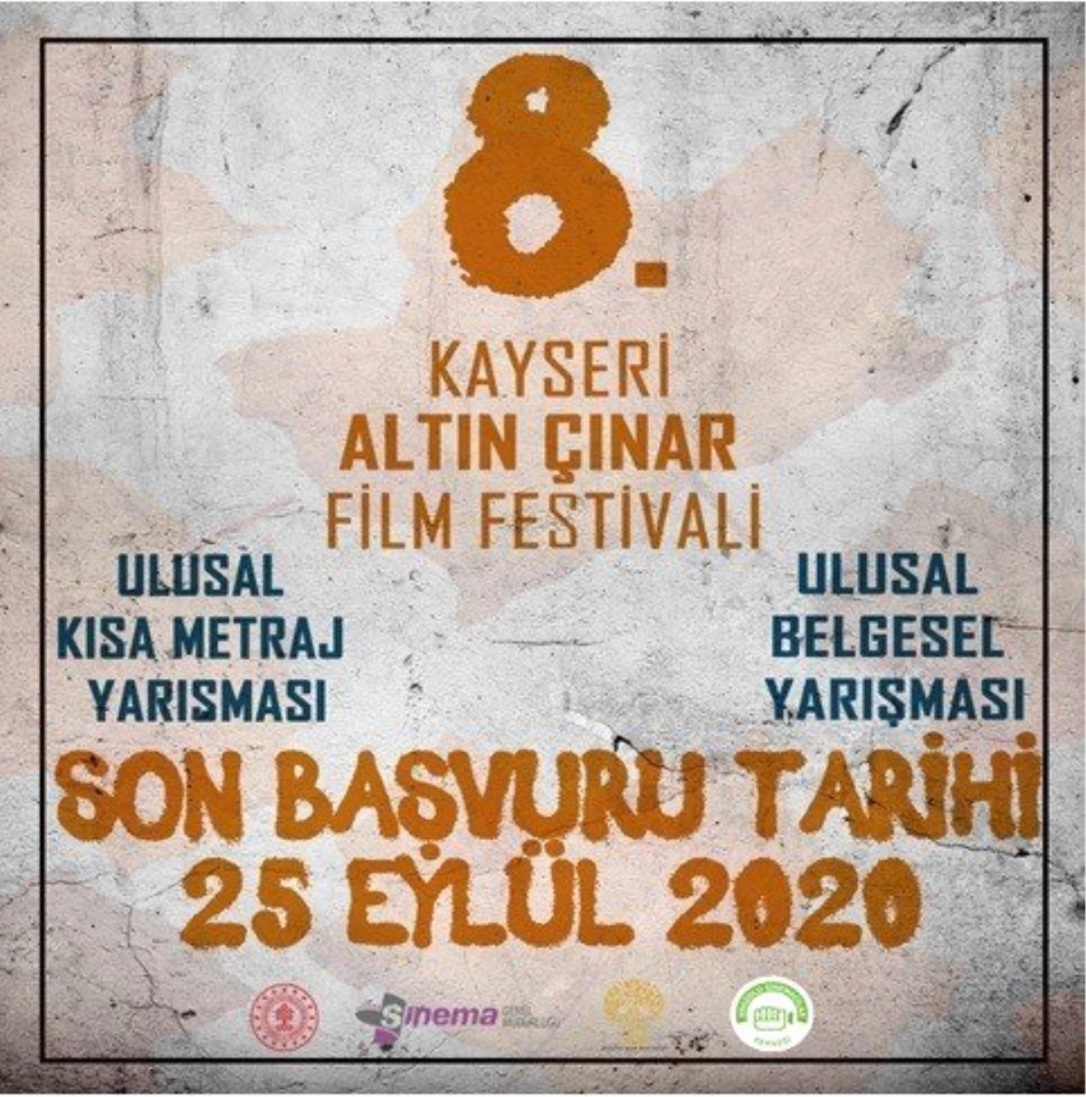 8. Kayseri Altın Çınar Film Festivali başvuruları başladı