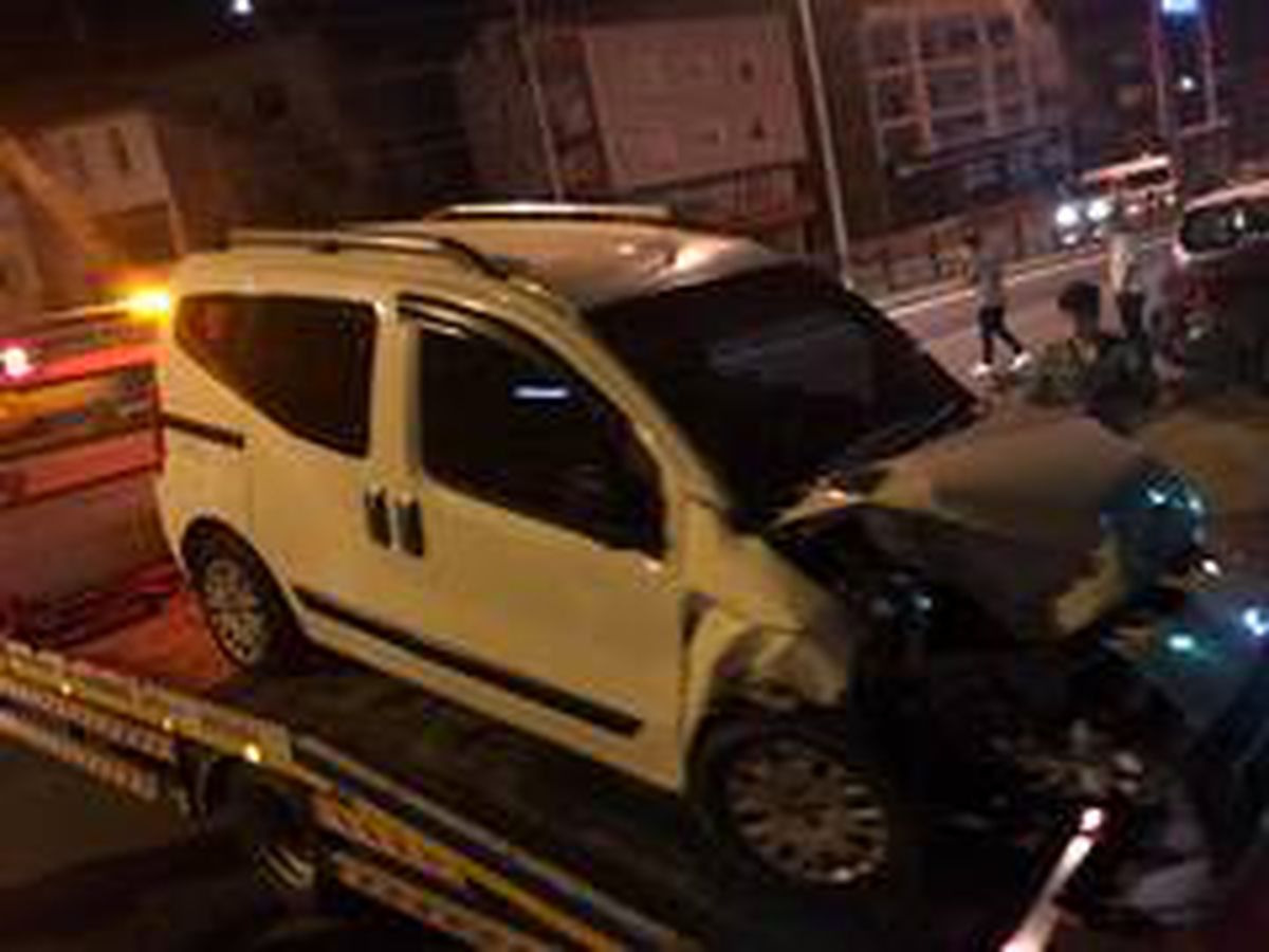 Bafra\'da trafik kazası: 1 yaralı