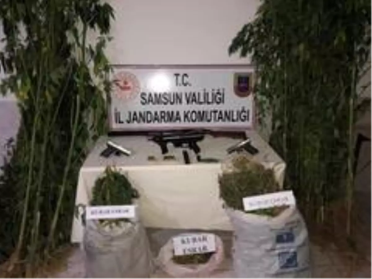 Bafra\'da uyuşturucu ve otomatik silah ele geçirildi