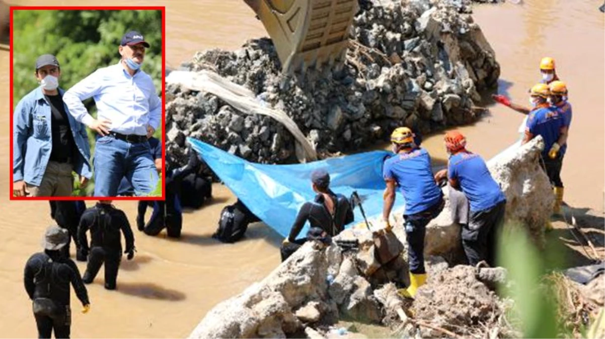 Giresun\'daki sel felaketinde bir kişinin daha cansız bedeni bulundu! Bakan Soylu bölgeden ayrılmıyor